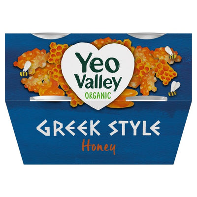 Yaourt grec Yeo Valley au miel 4 x 100 g