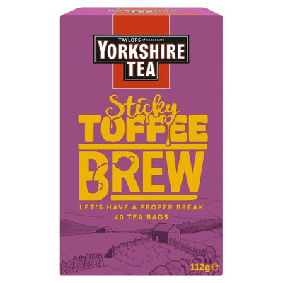 M&S Yorkshire Tea Sticky Toffee Pudding Brew Flavoured Black Tea- Buy online at McGrocer