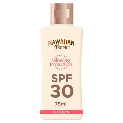 M&S Hawaiian Tropic Glowing Protection Sunscreen Lotion SPF 30 Mini- Buy online at McGrocer
