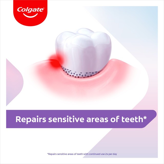 Colgate Sensitive Instant Relief toothpaste tube - (British brand)