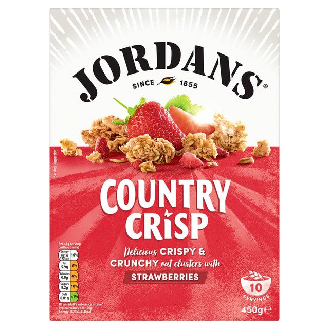 Jordans strawberry cereal clusters 450g, UK version