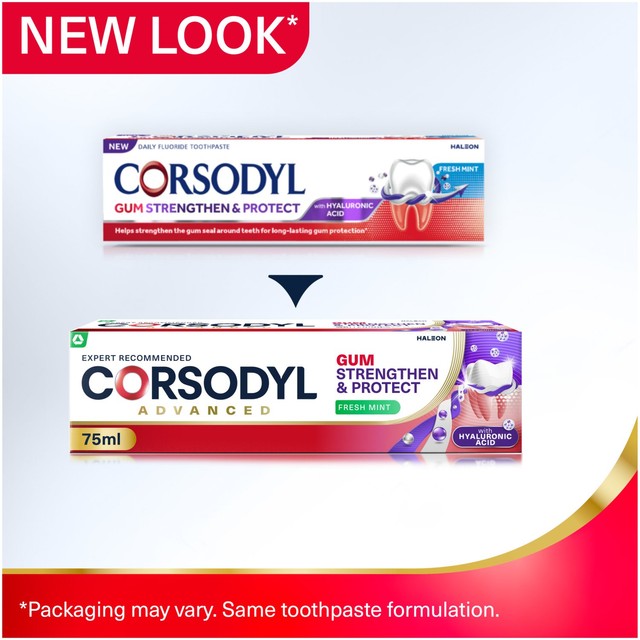 Corsodyl toothpaste Fresh Mint 75ml - British product