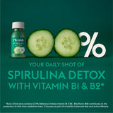 Shot détox pomme et spiruline Plenish 60 ml, importé du Royaume-Uni