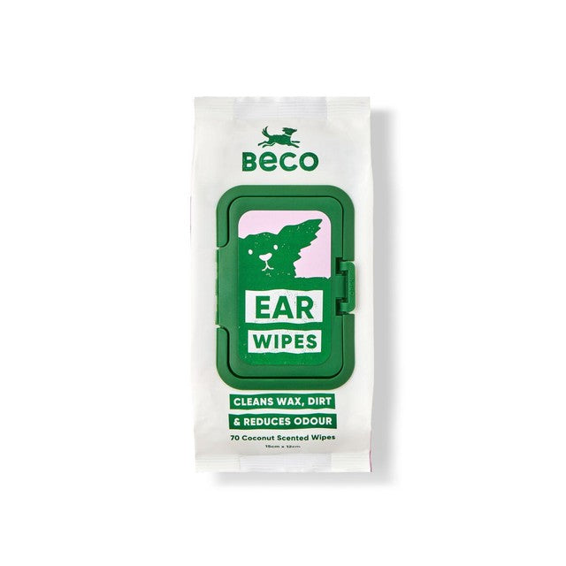 Beco Pets dog ear wipes 70 pack - British product