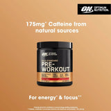Optimum Nutrition Gold Standard Pre-Workout Fruit Punch 330g, imported from the UK