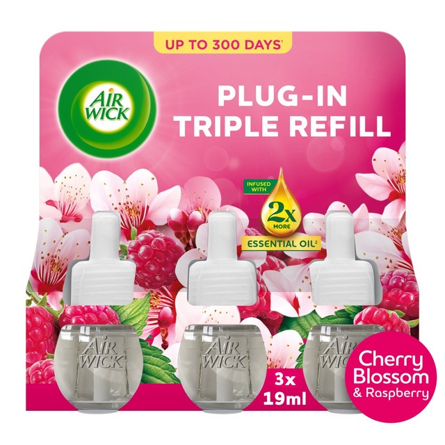 Airwick cherry blossom raspberry electrical refill, imported from the UK