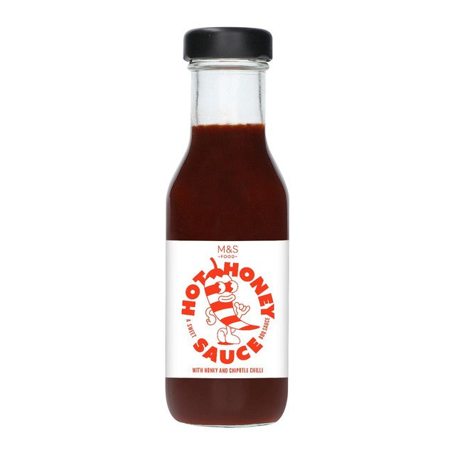 M&S Hot Honey BBQ Sauce 295g, imported from the UK