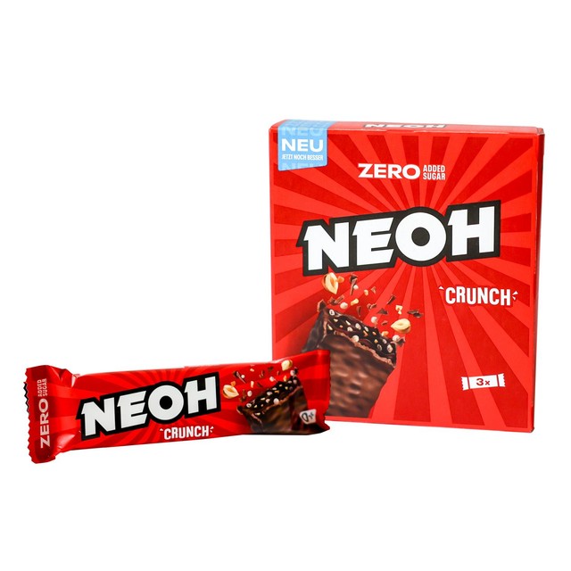 NEOH chocolate crunch bar 3 bar multipack, imported from the UK