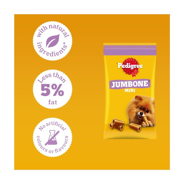 Pedigree Jumbone Mini beef poultry dog treats 4x40g, imported from the UK