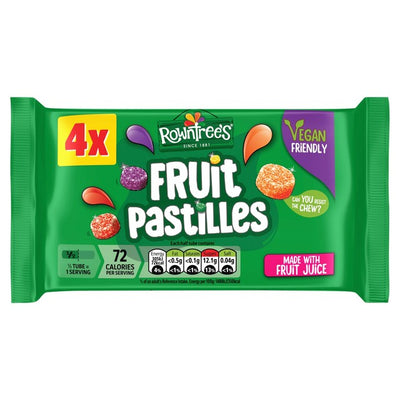 M&S Rowntree's Fruit Pastilles Tube Multipack 4 x 42g Chewy Sweets- Buy online at McGrocer