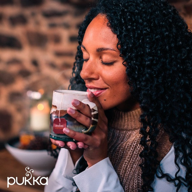 Pukka Herbs Winter Warmer herbal tea 20 teabags, imported from the UK