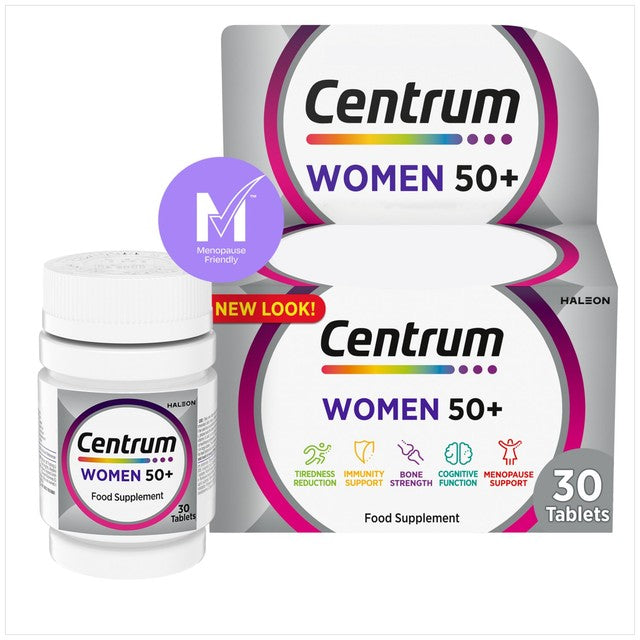 Centrum Women 50+ multivitamin tablets 30 tablets - British product