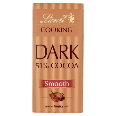 M&S Lindt 51% Dark Cooking Chocolate Bar 200g- Buy online at McGrocer