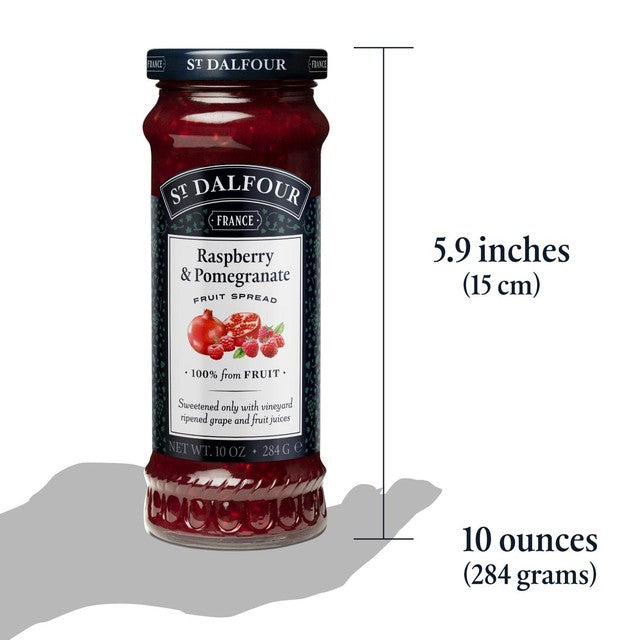 St. Dalfour raspberry pomegranate fruit spread 284g (British brand)