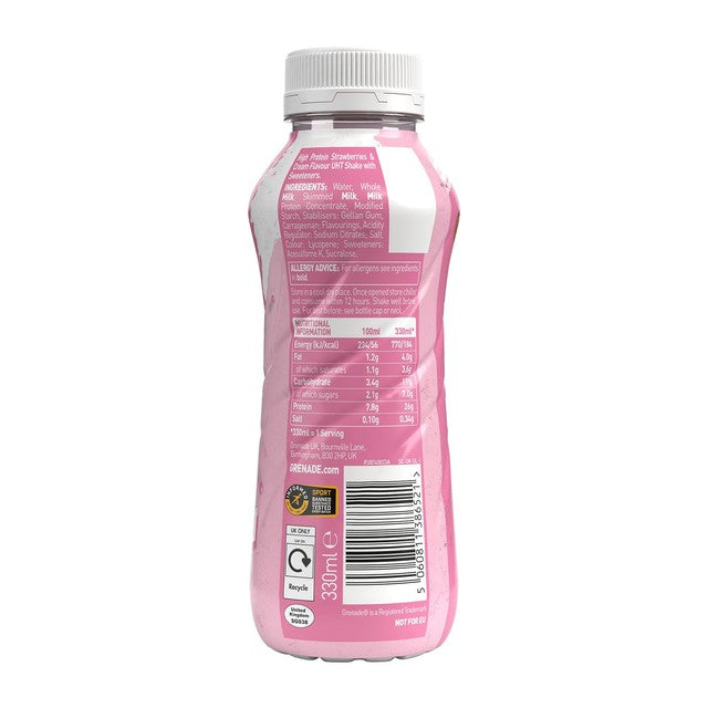 Grenade Protein Shake Strawberries & Cream 330ml, UK version