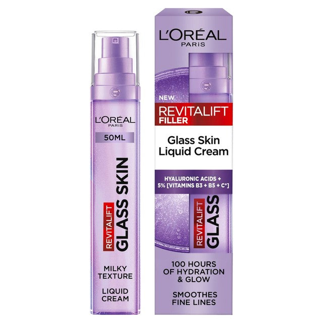 L'Oreal Paris Revitalift Glass Skin Liquid Cream (British brand)