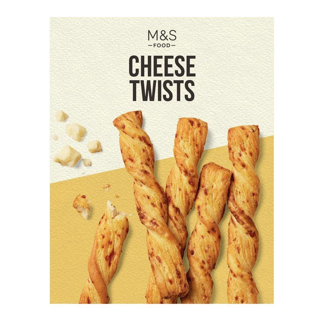 M&S all butter cheese twists 125g, imported from the UK