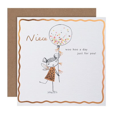M&S M&S Niece Fairy Birthday Card 15cm x 15cm- Buy online at McGrocer