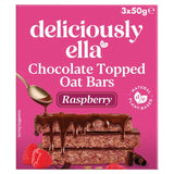 Deliciously Ella raspberry chocolate topped flapjack oat bar multipack - British product