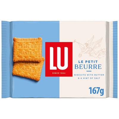 M&S LU Petit Beurre Salted Butter Biscuits Savoury Treat 168g- Buy online at McGrocer