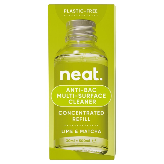 Neat multi surface cleaner concentrate Lime & Matcha refill - British product