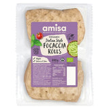 Amisa Organic Gluten Free Focaccia Rolls 220g - British product