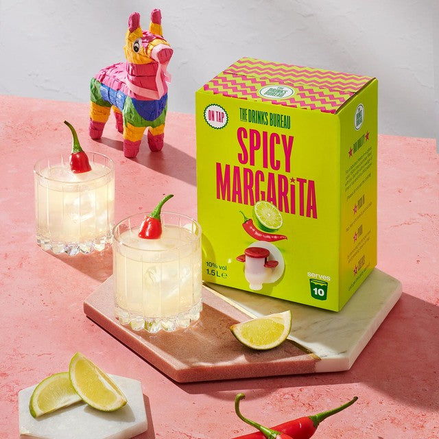 The Drinks Bureau Spicy Margarita Party Box cocktail 10 servings - British product