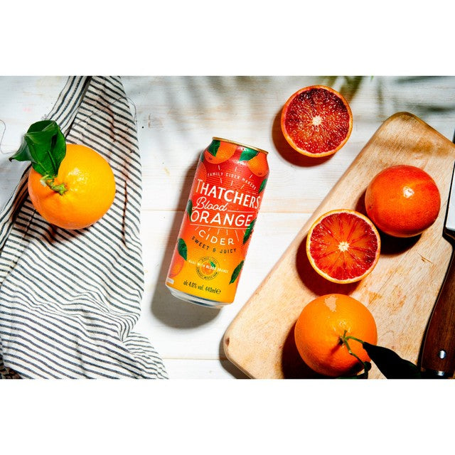 Thatchers Blood Orange cider 4 x 440ml (British brand)