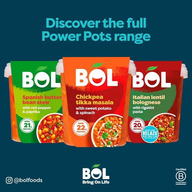 BOL coconut lentil turmeric daal pot 450g - British product