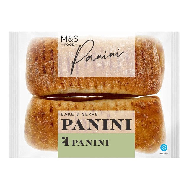 M&S panini rolls 4 pack, imported from the UK
