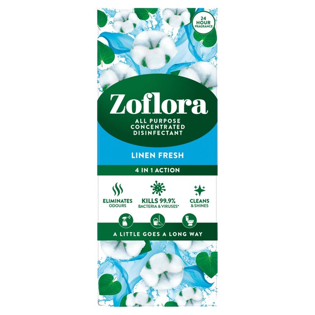 Zoflora Linen Fresh Concentrated Disinfectant 500ml (British brand)