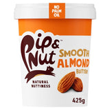 Pip & Nut smooth almond butter 425g, imported from the UK