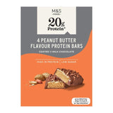 M&S peanut butter flavour protein bars 4 pack, UK version
