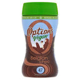 Options vegan Belgian hot chocolate drink 200g, imported from the UK