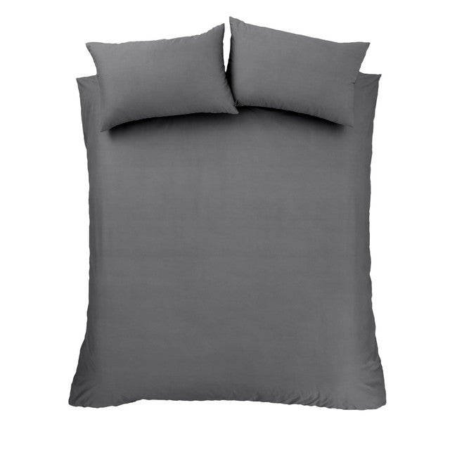Turner Bianca double duvet set in charcoal - British product