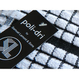 Samuel Lamont Poli-dri cotton tea towel in black, 70cm, imported from the UK