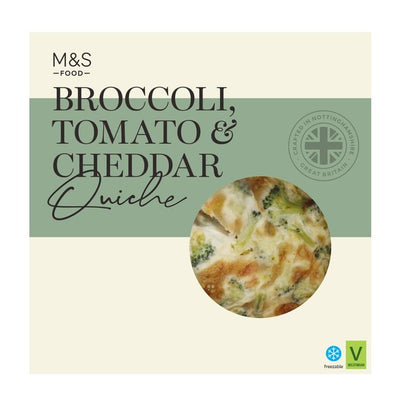 M&S Broccoli Cheese & Tomato Quiche 400g
