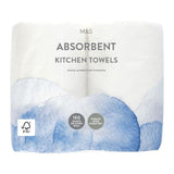 M&S Absorbent Kitchen Towels 2 Pack, imported from the UK
