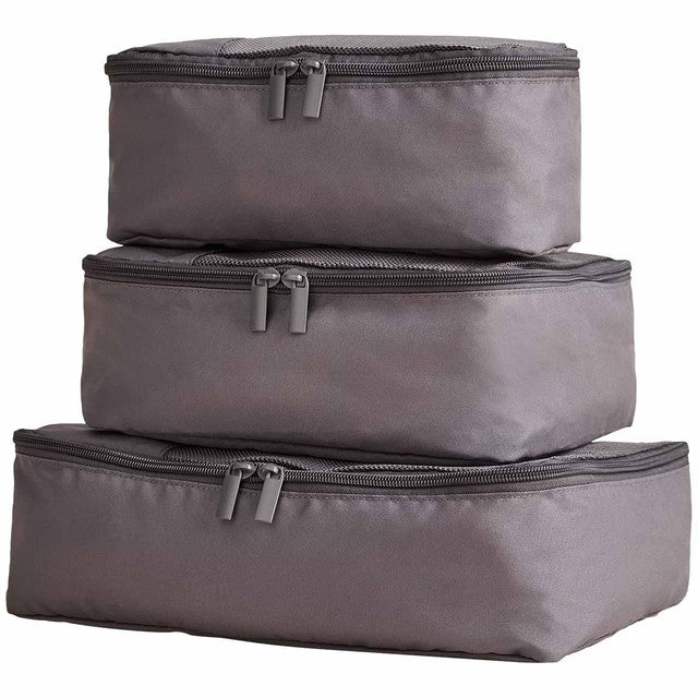 M&S packing cubes 3 pack charcoal - British product