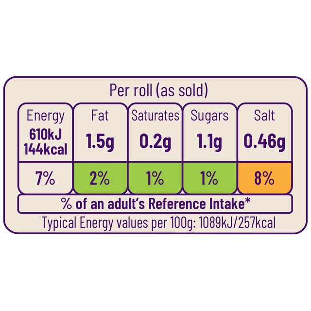 Ocado sliced hot dog rolls 6 per pack, imported from the UK