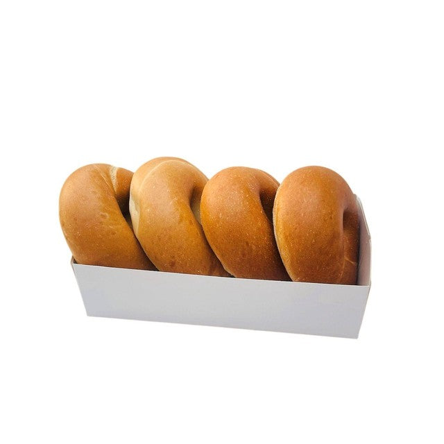 Cohens Bakery plain bagels - British product