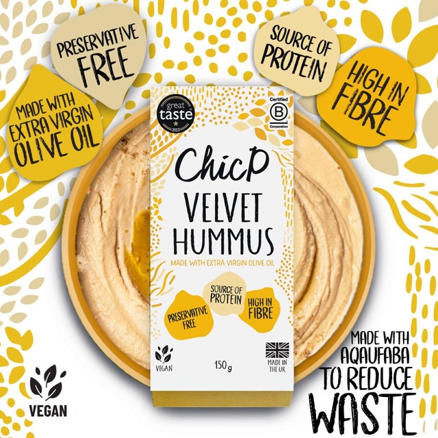 ChicP Velvet Hummus spread 150g - British product
