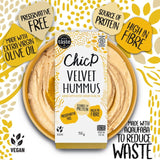 ChicP Velvet Hummus spread 150g - British product