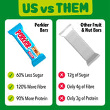 Perkier crunchy peanut protein bars 3 x 35g, imported from the UK