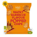 M&S smoky barbecue popped potato chips 80g, imported from the UK