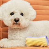 Tangle Teezer small dog grooming brush lilac yellow, imported from the UK