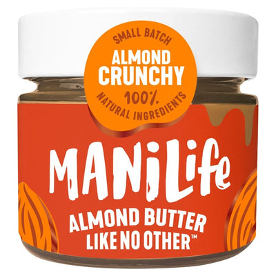ManiLife Knasende Mandelsmør 160 g Liten batch Naturlig