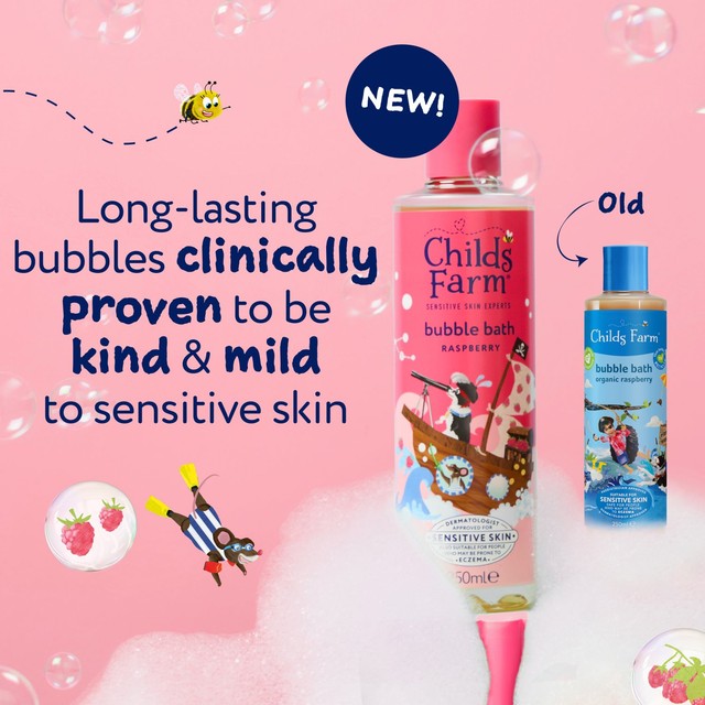 Childs Farm raspberry bubble bath 250ml - British product
