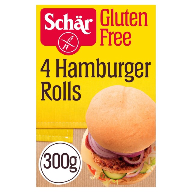 Schar gluten free hamburger buns 4 pack (British brand)