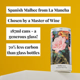 Laylo Malbec wine can 187ml, UK version